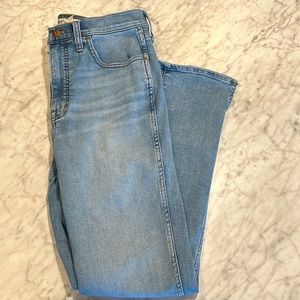 Madewell Roadtripper Stovepipe Jeans, size 28